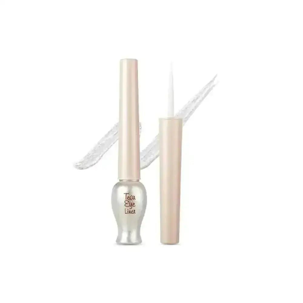 Etudehouse Tear Eye Liner 01 White Liquid Glitter Liner - White - eye liner